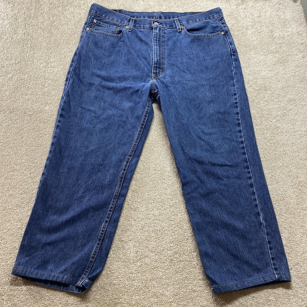 Levi's 550 Relaxed Fit Jeans Mens 38x29 Blue Denim Tapered Leg 00550-4886